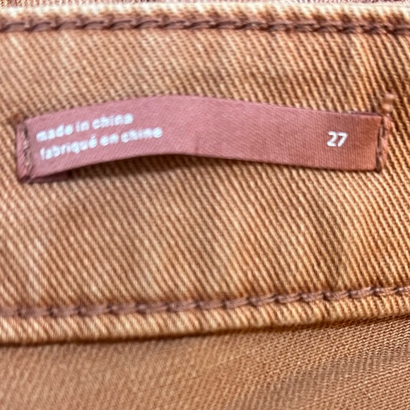Anthropologie Pilcro The Icon Flare Jeans in Rust Women’s Size 27 Pants - Picture 7 of 12